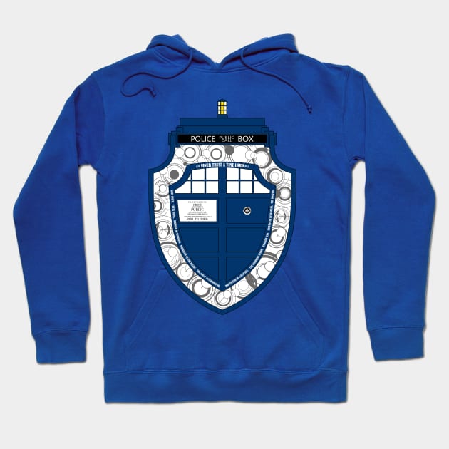 TARDIS of Arms Hoodie by whobot